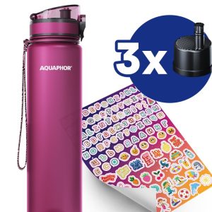 Филтрираща бутилка City 1000ml. (с 3 филтъра) и комплект стикери