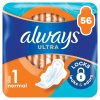 ALWAYS Ултра Нормал, Размер 1, дамски превръзки, 56бр.
