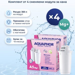 Aquaphor A5 Mg+ – комплект от 4 сменяеми модула
