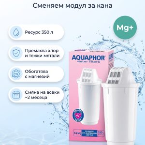 Aquaphor A5 Mg+ – сменяем модул за кана