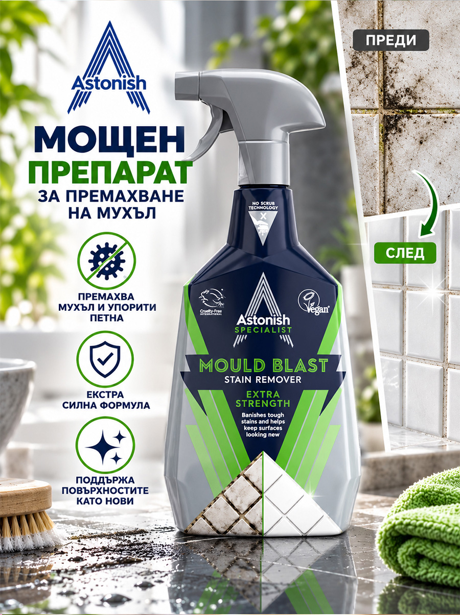 Astonish Anti-mold and mildew spray 750ml ASTONISH