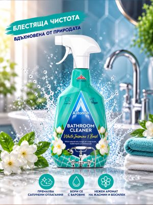 Astonish Bathroom cleaning spray Jasmine and Basil 750ml
