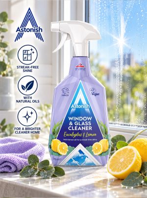 Astonish Спрей за прозорци Евкалипт и Лимон 750 мл.