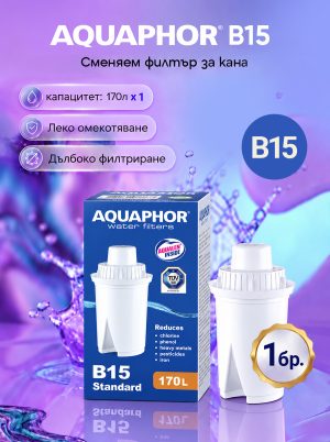 B15 сменяем филтър за кана