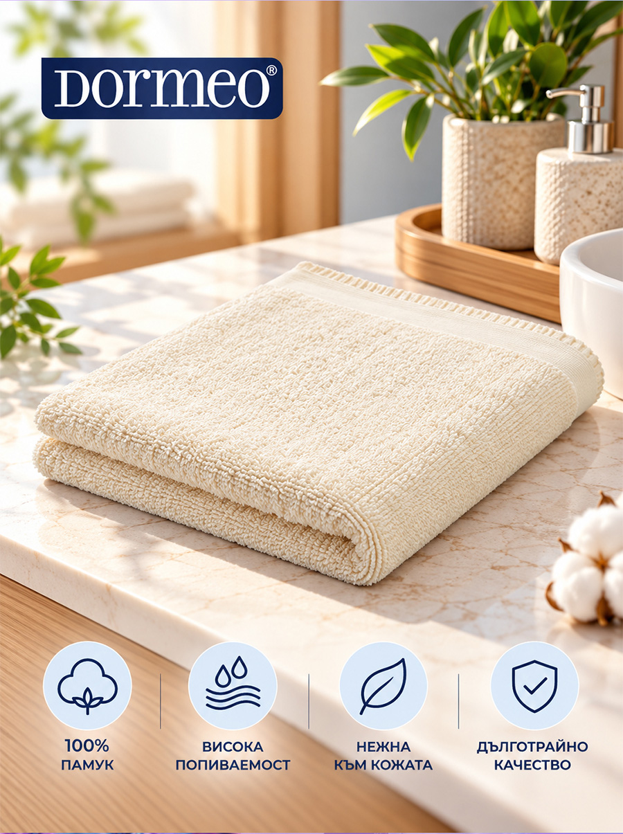 Dormeo Essentials Towel Cream