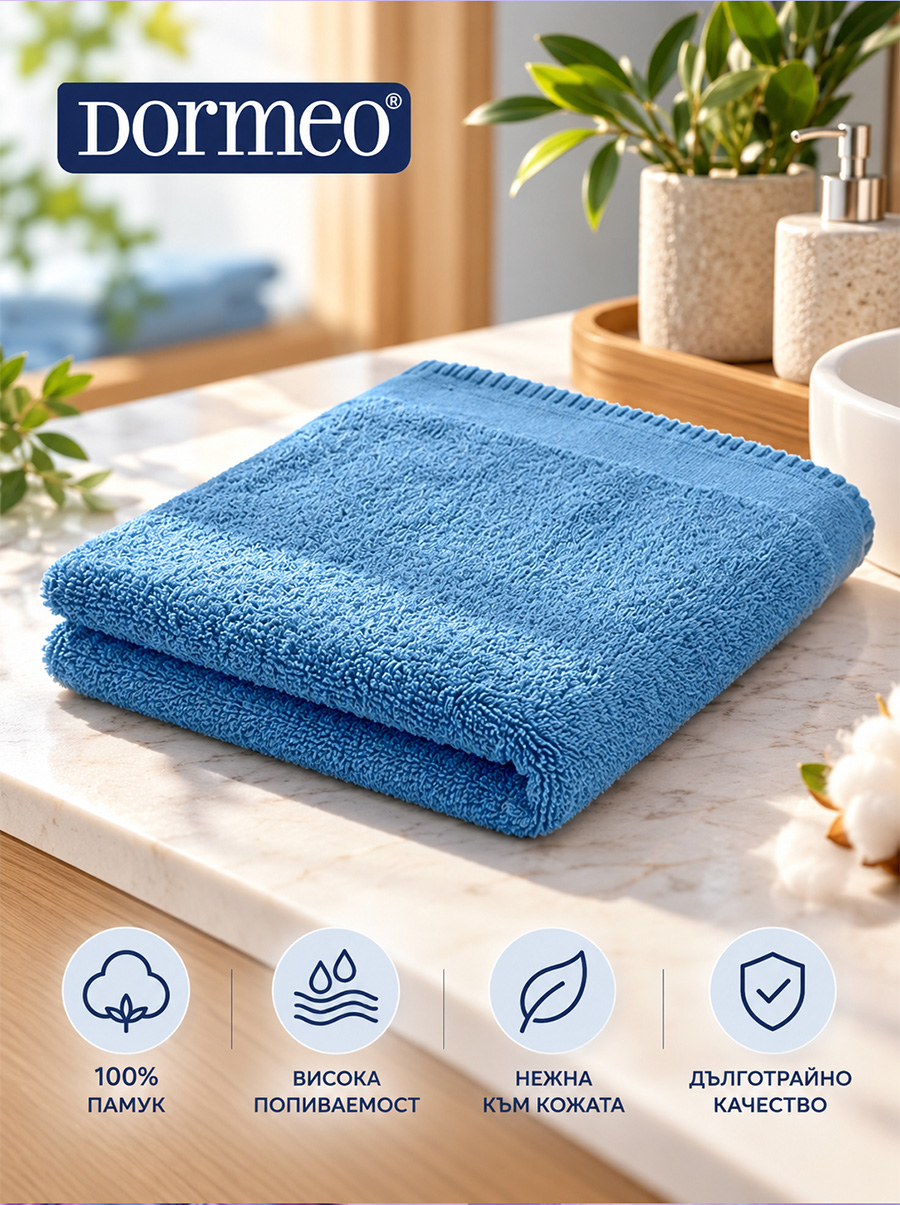 Dormeo Essentials Towel Blue