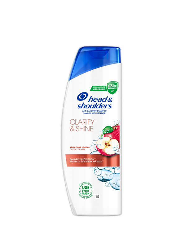 Head & Shoulders Shampoo Clarify and Shine, 400ml.