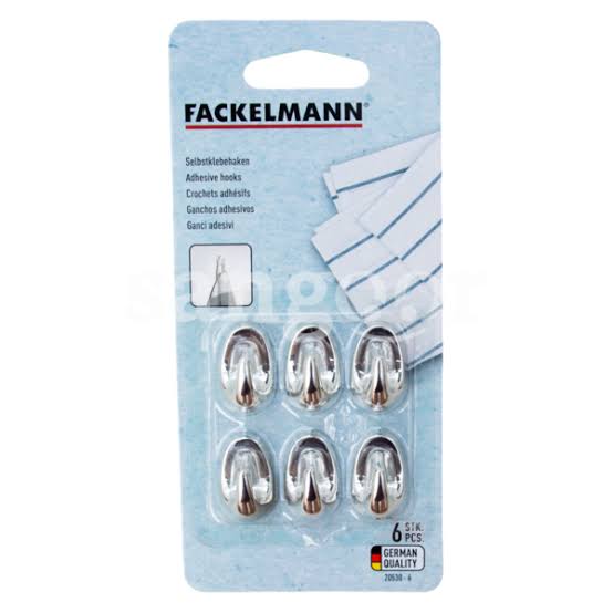 FACKELMANN 6 6 Универсални куки 2,5 см хром TECNO - Image 2