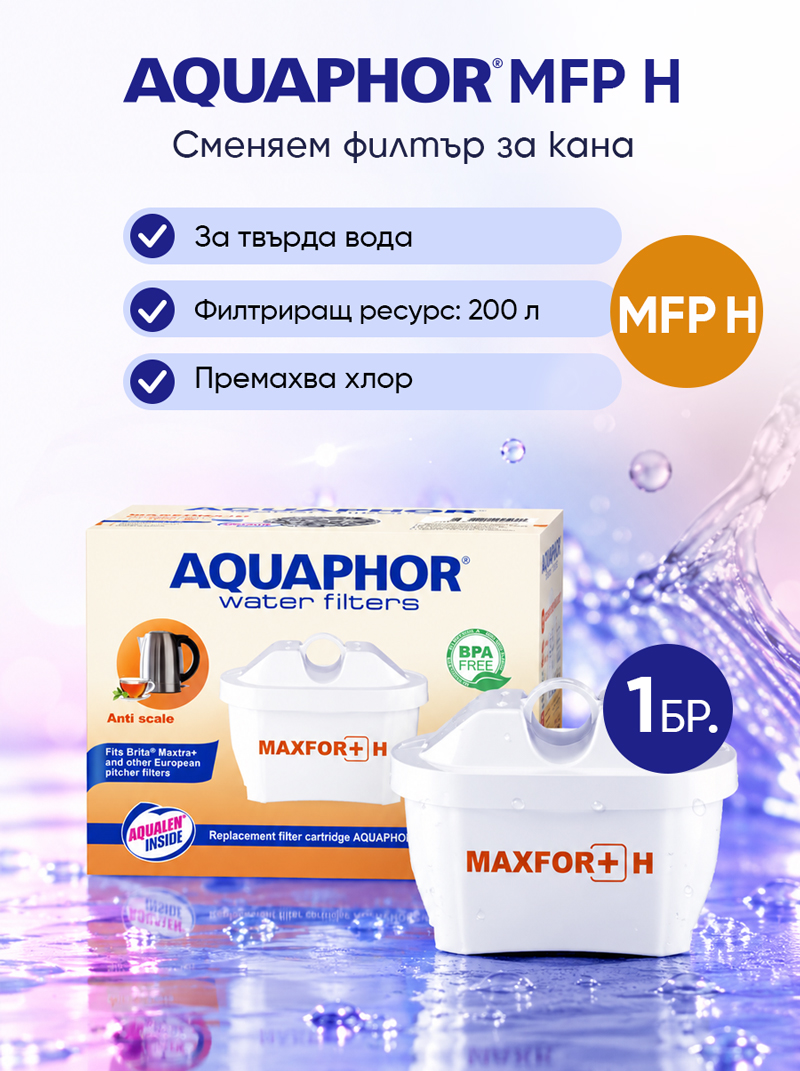 B25 MAXFOR+ H сменяем филтър за кана