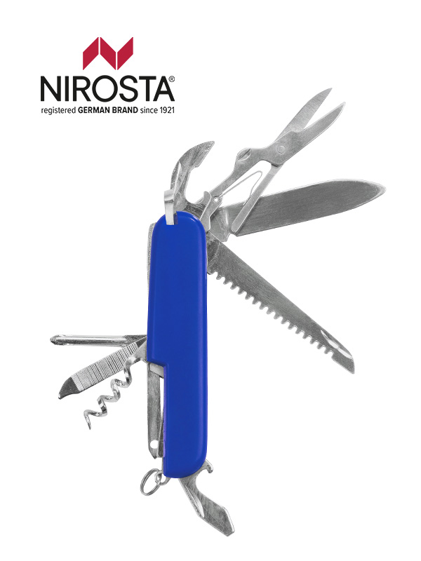 Nirosta, Pocket knife, 10 functions Cobalt - Image 2