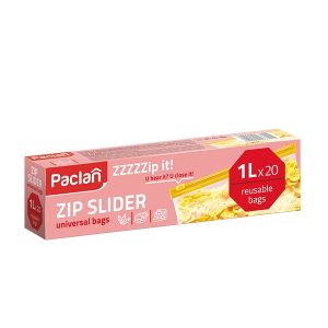 Paclan ZIPPER ENVELOPES ZZZIP IT ZIP 1 L., 20 PCS.