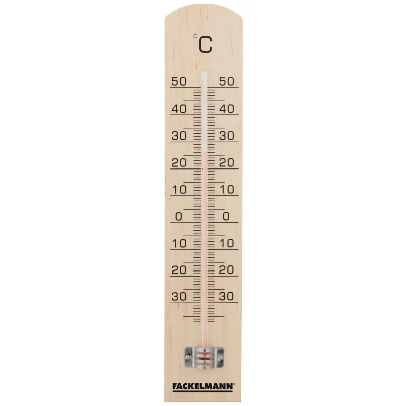 FACKELMANN Дървен термометър 18 см TECNO